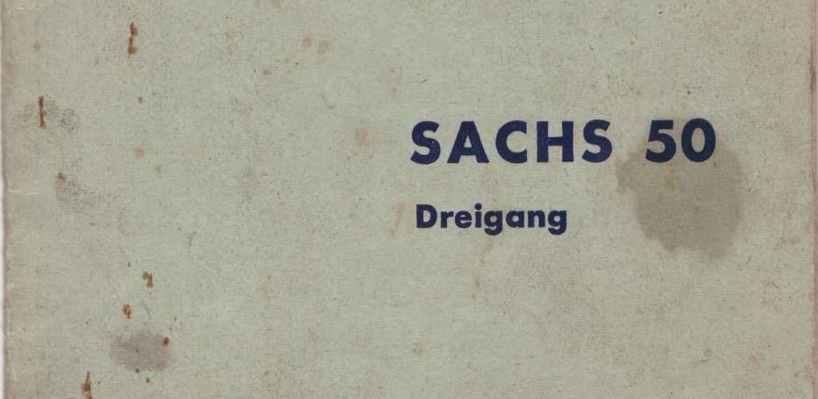 Ersatzteilliste inkl. Preisliste Sachs 50 Zweigang 310.65/3