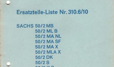 Ersatzteilliste Sachs 50/2 (1969)
