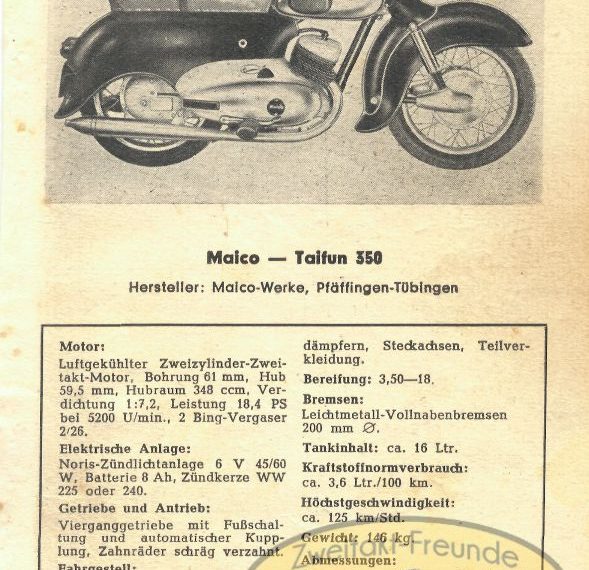 Maico Taifun 350