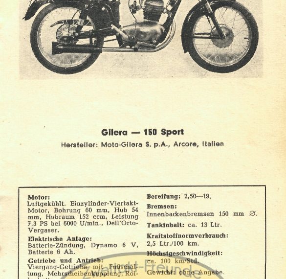 Gilera 150 Sport