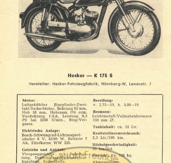 Hecker K 175 S