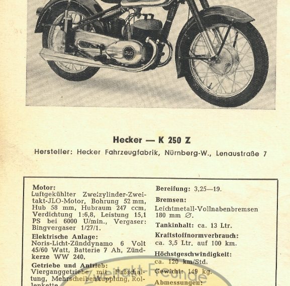 Hecker K 250 Z