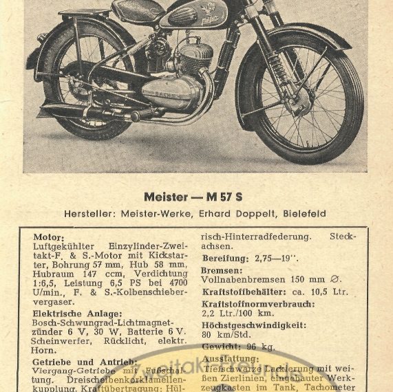 Meister M 57 S