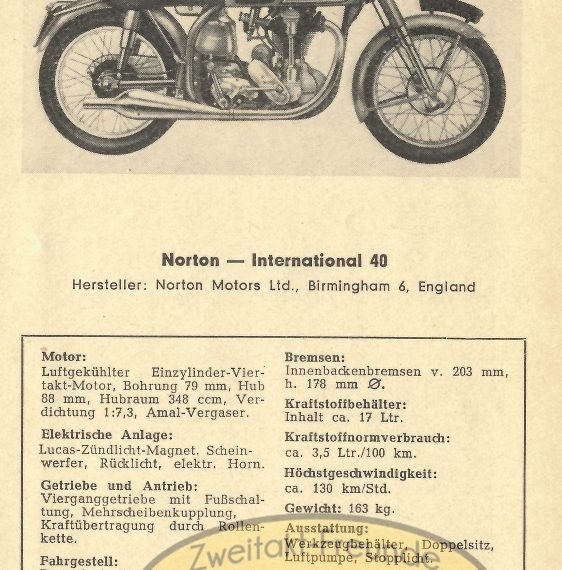 Norton International 40