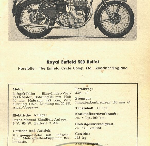 Royal Enfield 500 Bullet