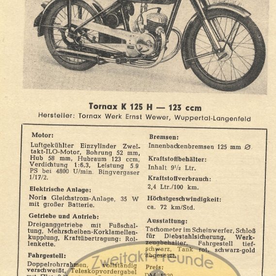 Tornax K 125 H