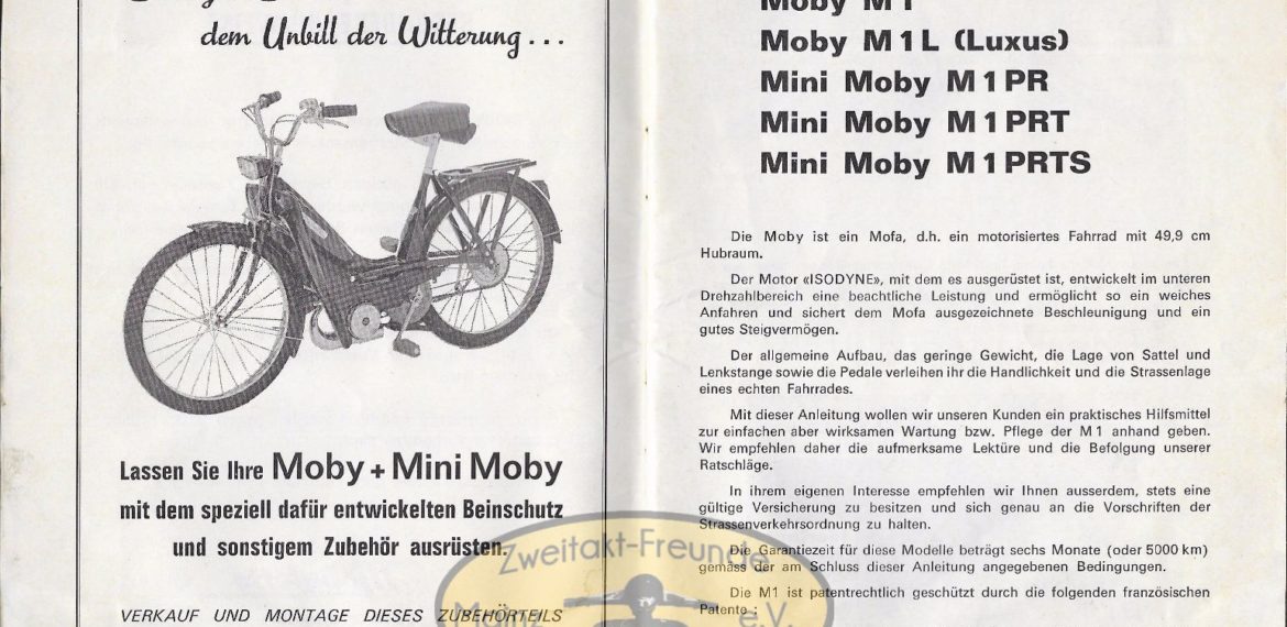 Motobecane Moby M1 (M1L, M1PR, M1PRT, M1PRTS)