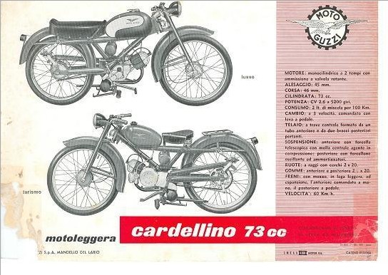 Moto Guzzi Cardellino 73cc