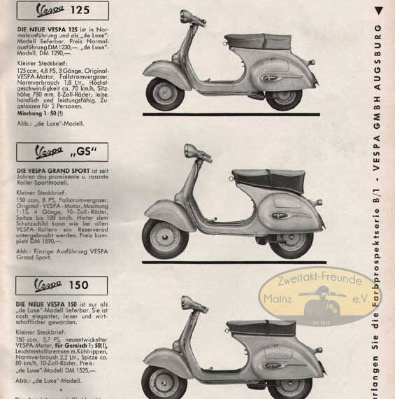 Vespa Augsburg 150 De Luxe