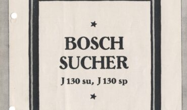 Bosch Sucher J 130 su / J 130 sp