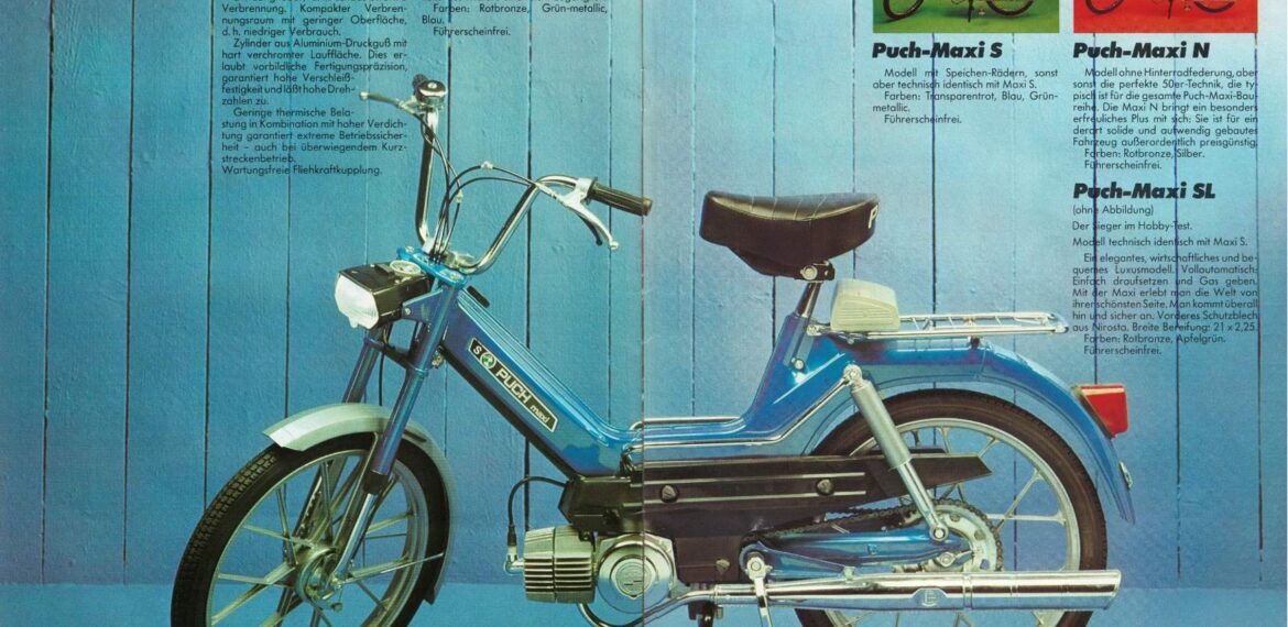 Puch Maxi S, Maxi N und Maxi SL